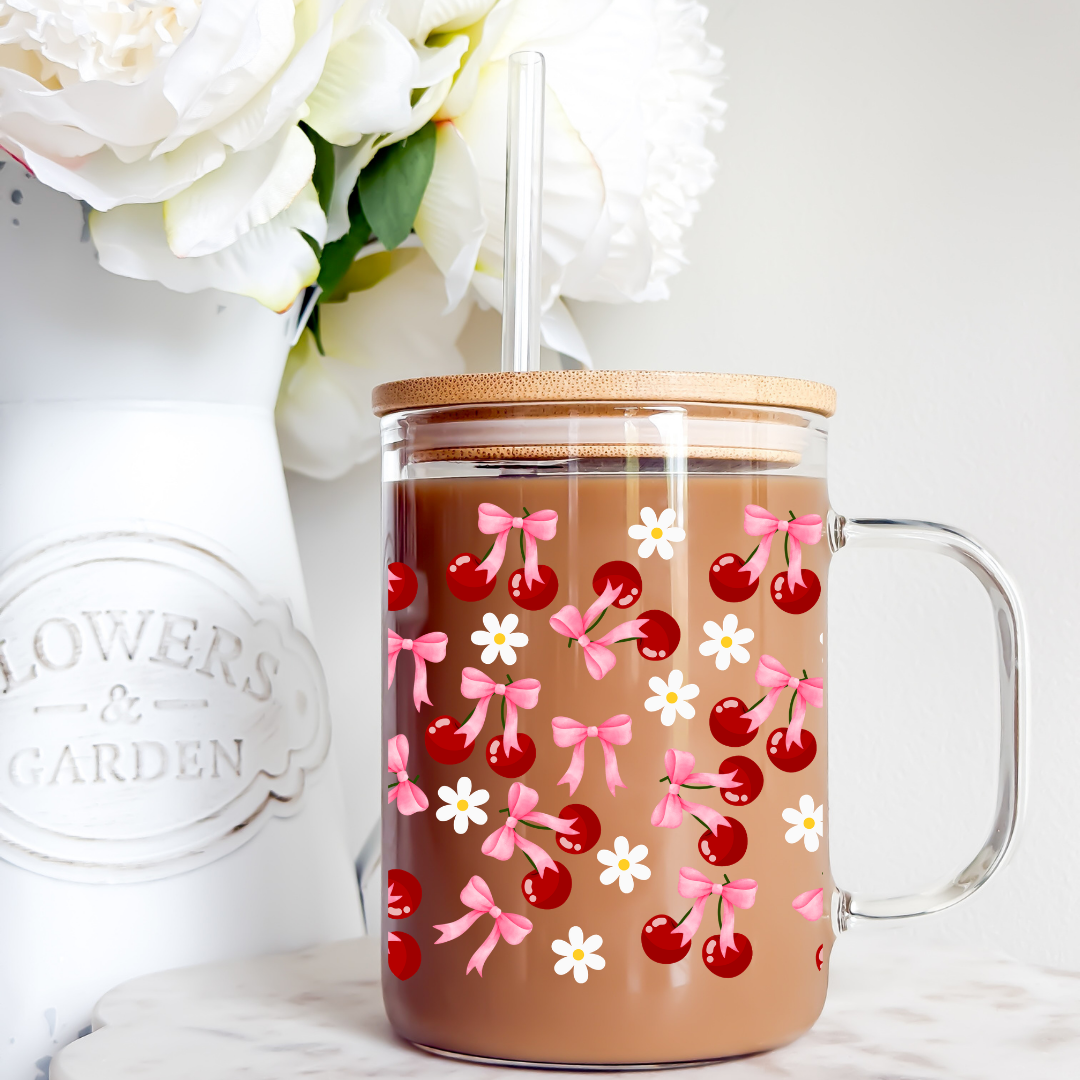 Cherry Daisy Coquette Cup
