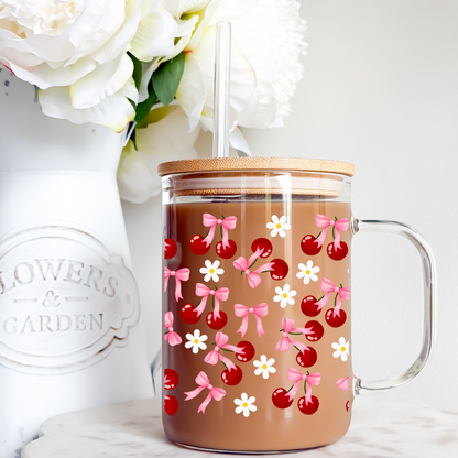 Cherry Daisy Coquette Cup