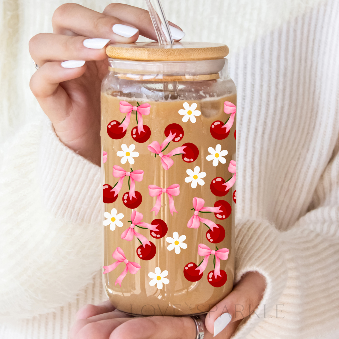 Cherry Daisy Coquette Cup