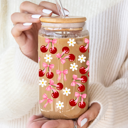 Cherry Daisy Coquette Cup