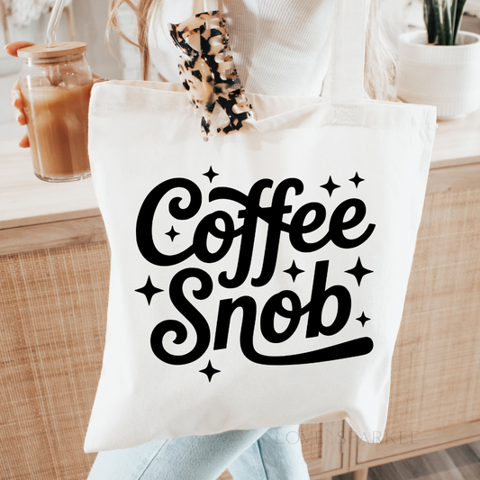 Coffee Snob Tote Bag