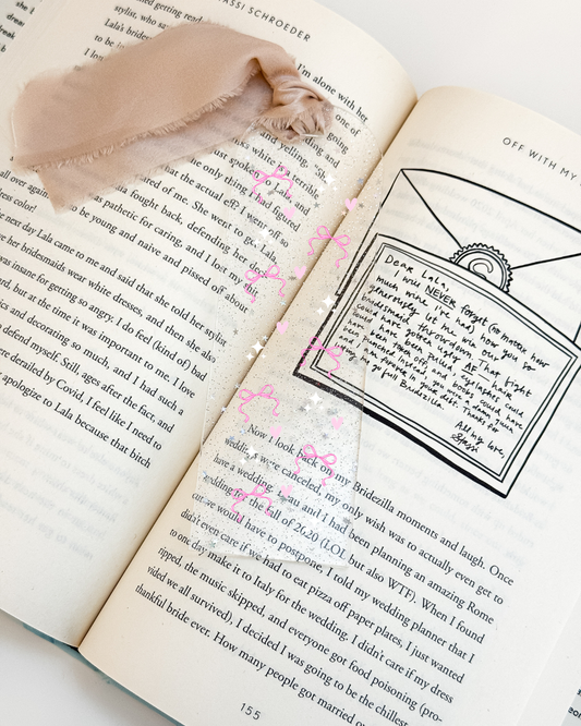 Coquette Sparkle Bookmark