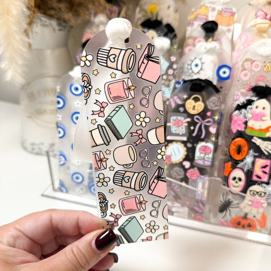 Books and Coffee Bookmark