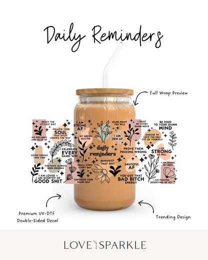 Daily Reminders Cup