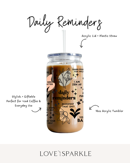 Daily Reminders Cup
