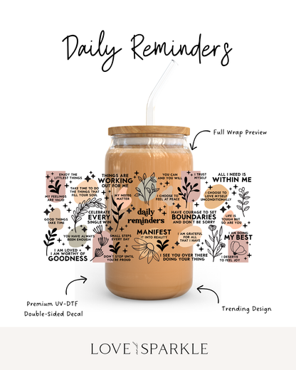 Daily Reminders Cup