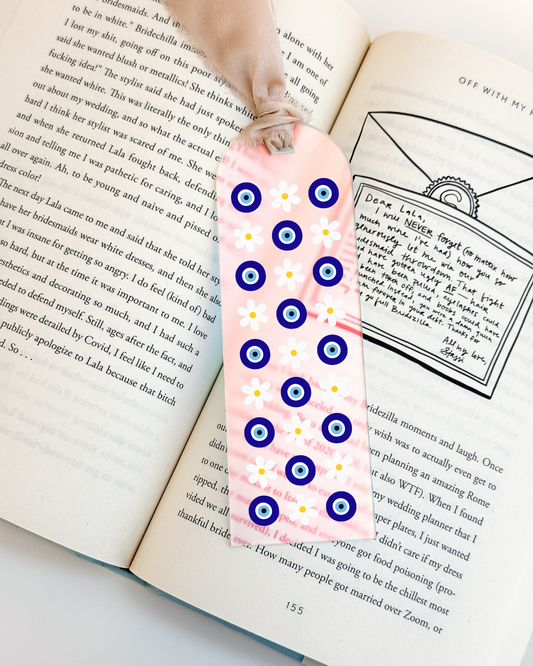 Daisy Evil Eye Bookmark