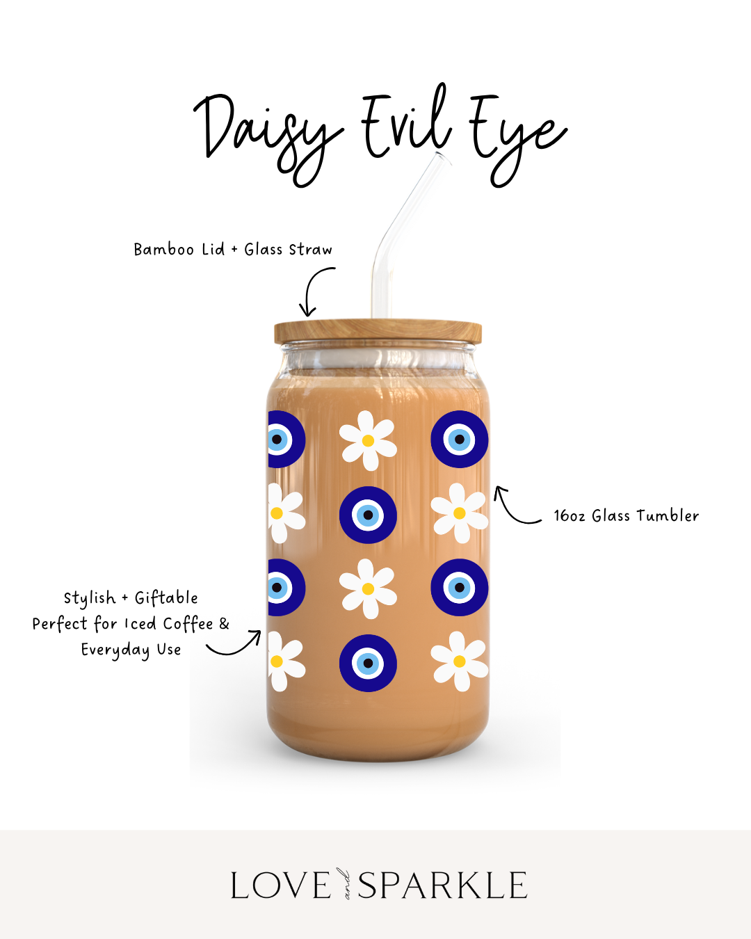 Daisy Evil Eye Cup
