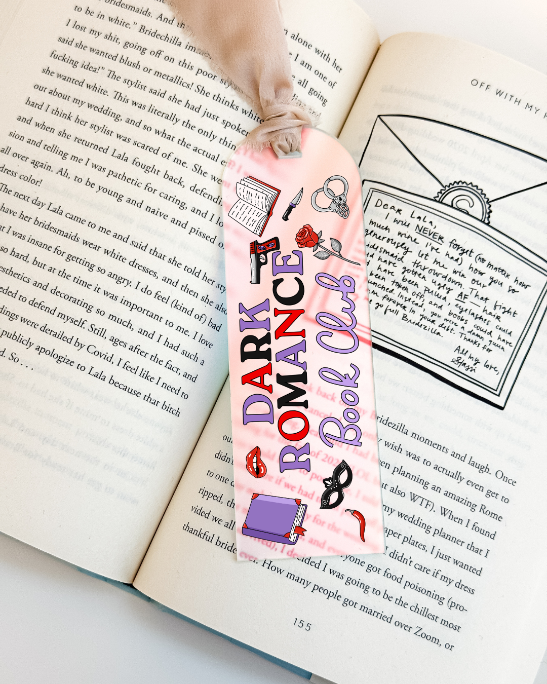 Dark Romance Book Club Bookmark