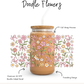 Doodle Flowers Cup