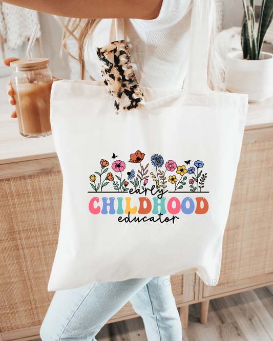 Early Childhood Educator Tote Bag