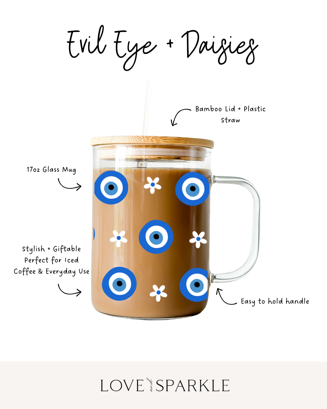 Evil Eye + Daisies Cup