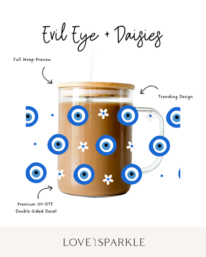 Evil Eye + Daisies Cup