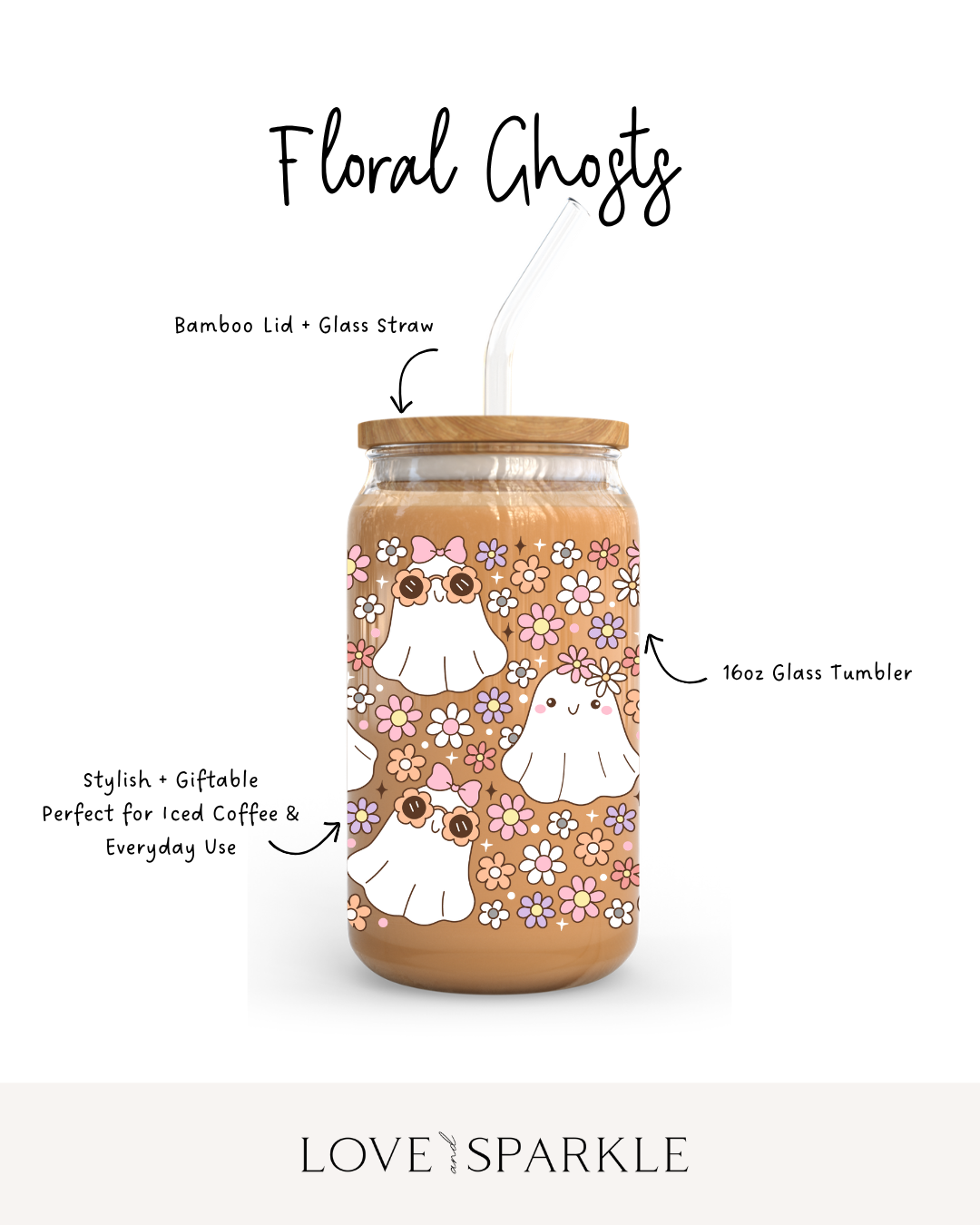 Floral Ghosts Cup