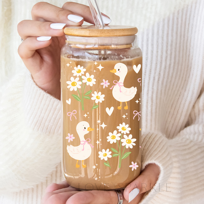 Floral Silly Goose Cup