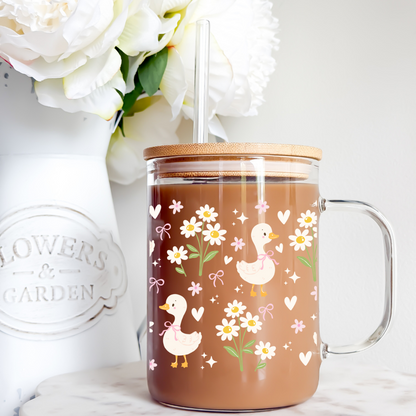 Floral Silly Goose Cup