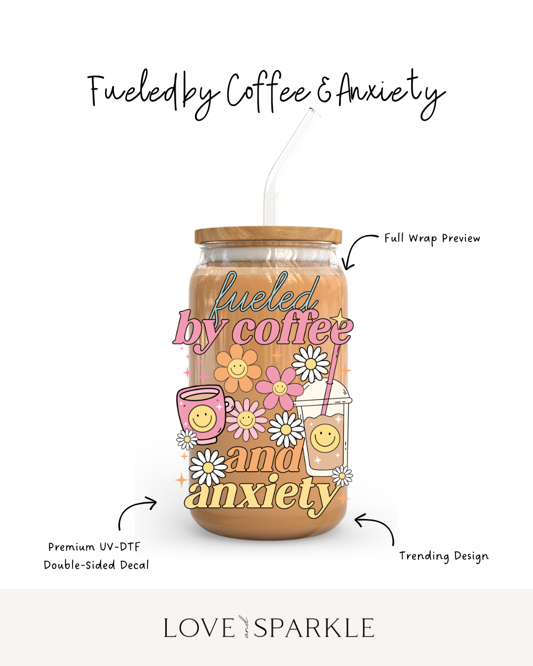 Fueled by Coffee and Anxiety Cup