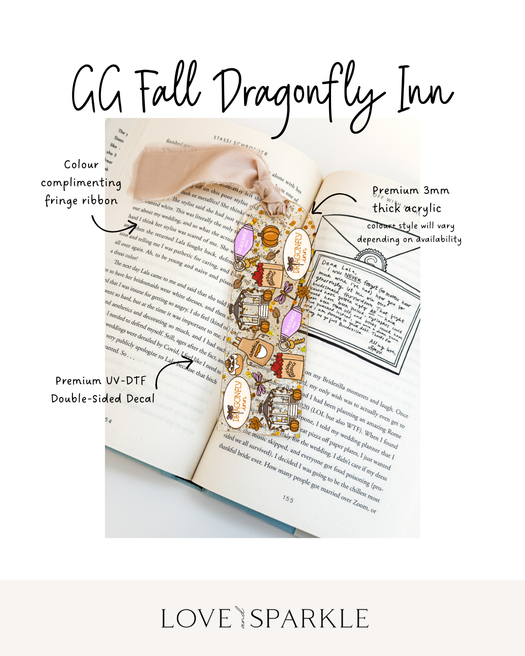 GG Fall Dragonfly Inn Bookmark