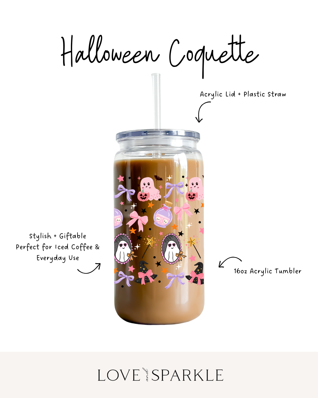 Halloween Coquette Cup