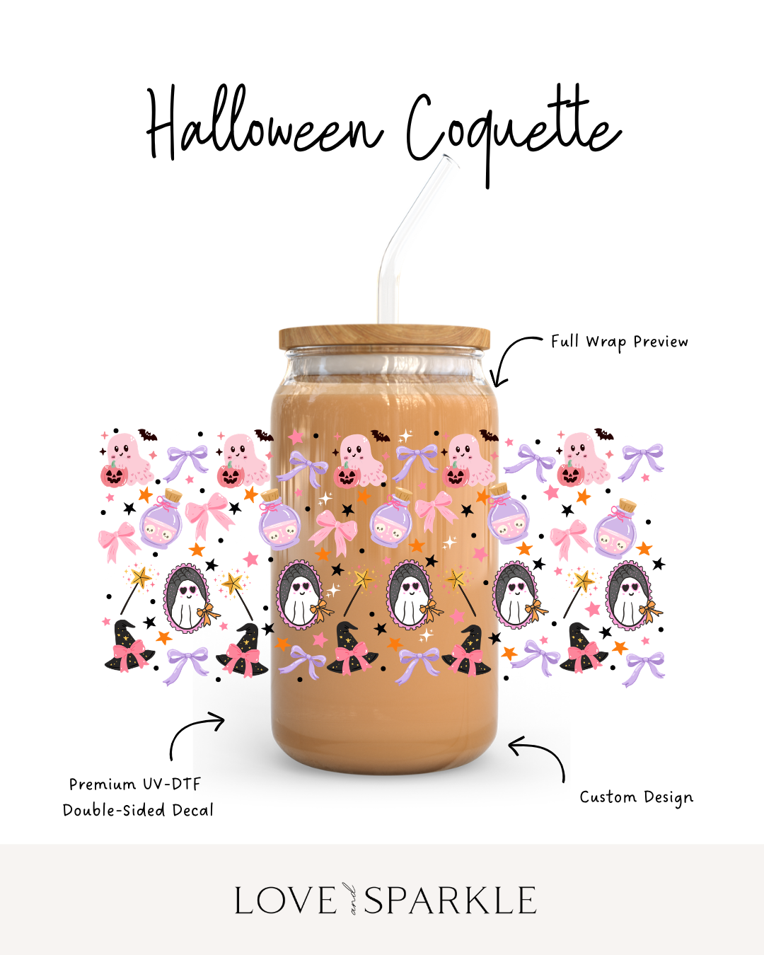 Halloween Coquette Cup