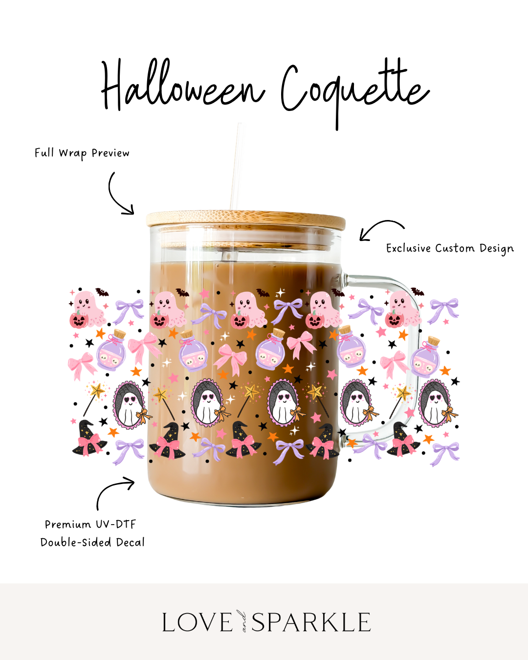 Halloween Coquette Cup