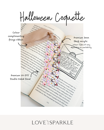 Halloween Coquette  Bookmark