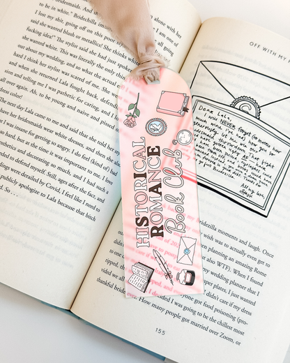 Historical Romance Book Club Bookmark