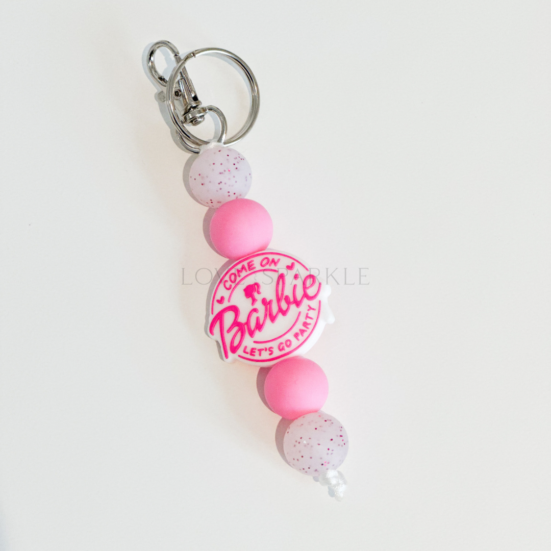 Lets Go Party Keychain