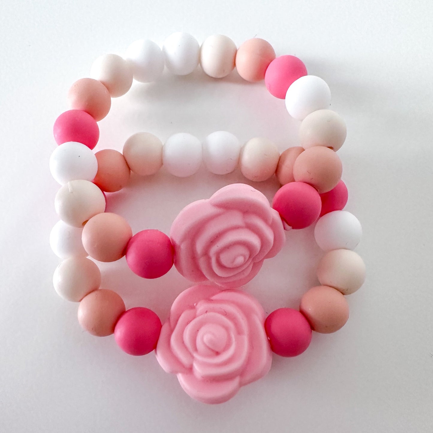 Pink Rose Bracelet