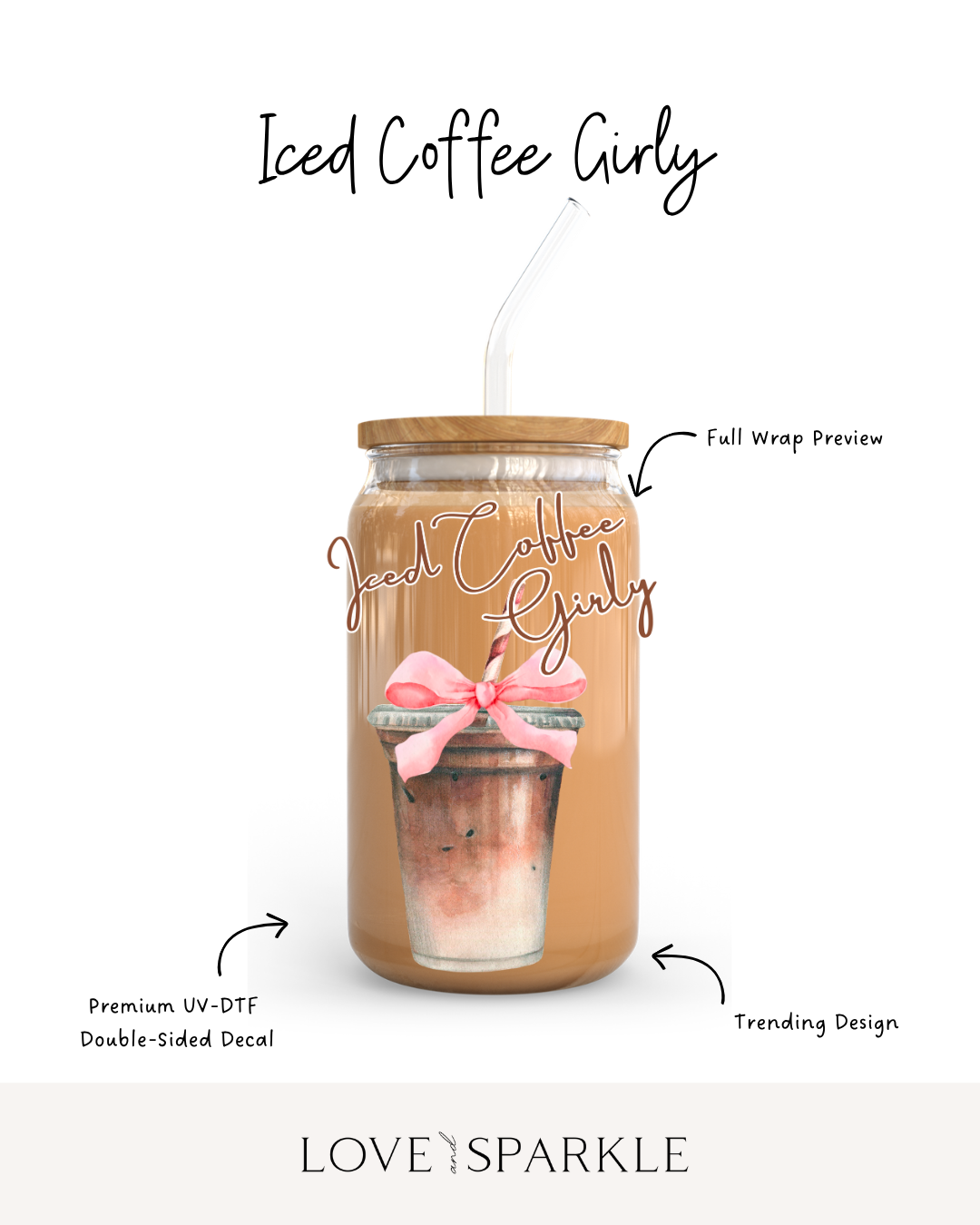 Iced Coffee Girly Cup