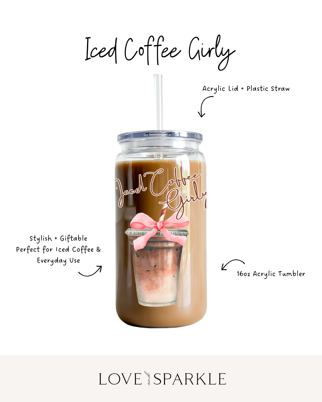 Iced Coffee Girly Cup