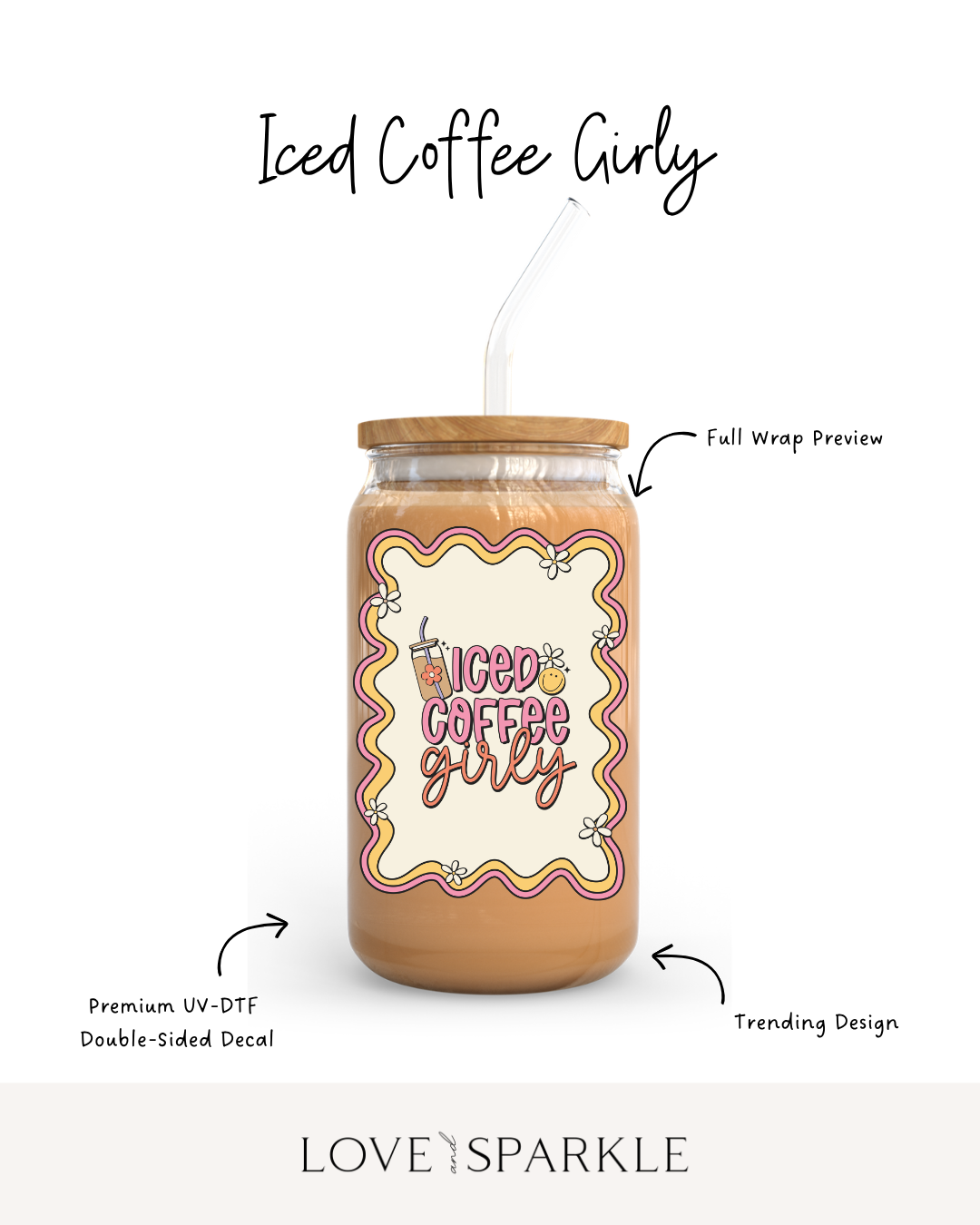 Iced Coffee Girly Cup