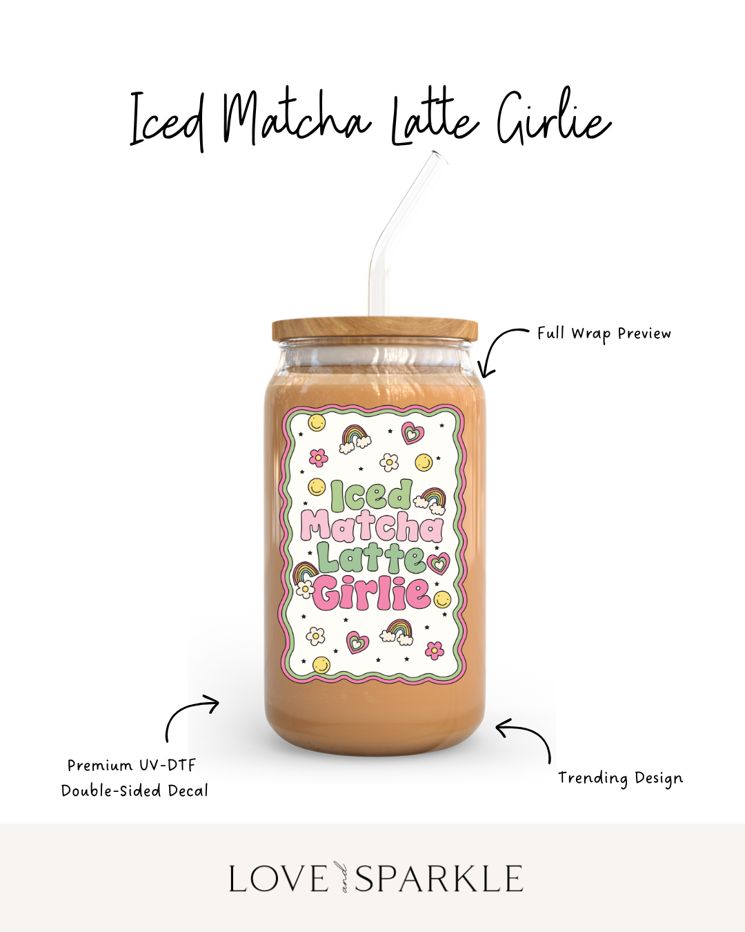 Iced Matcha Girlie Cup