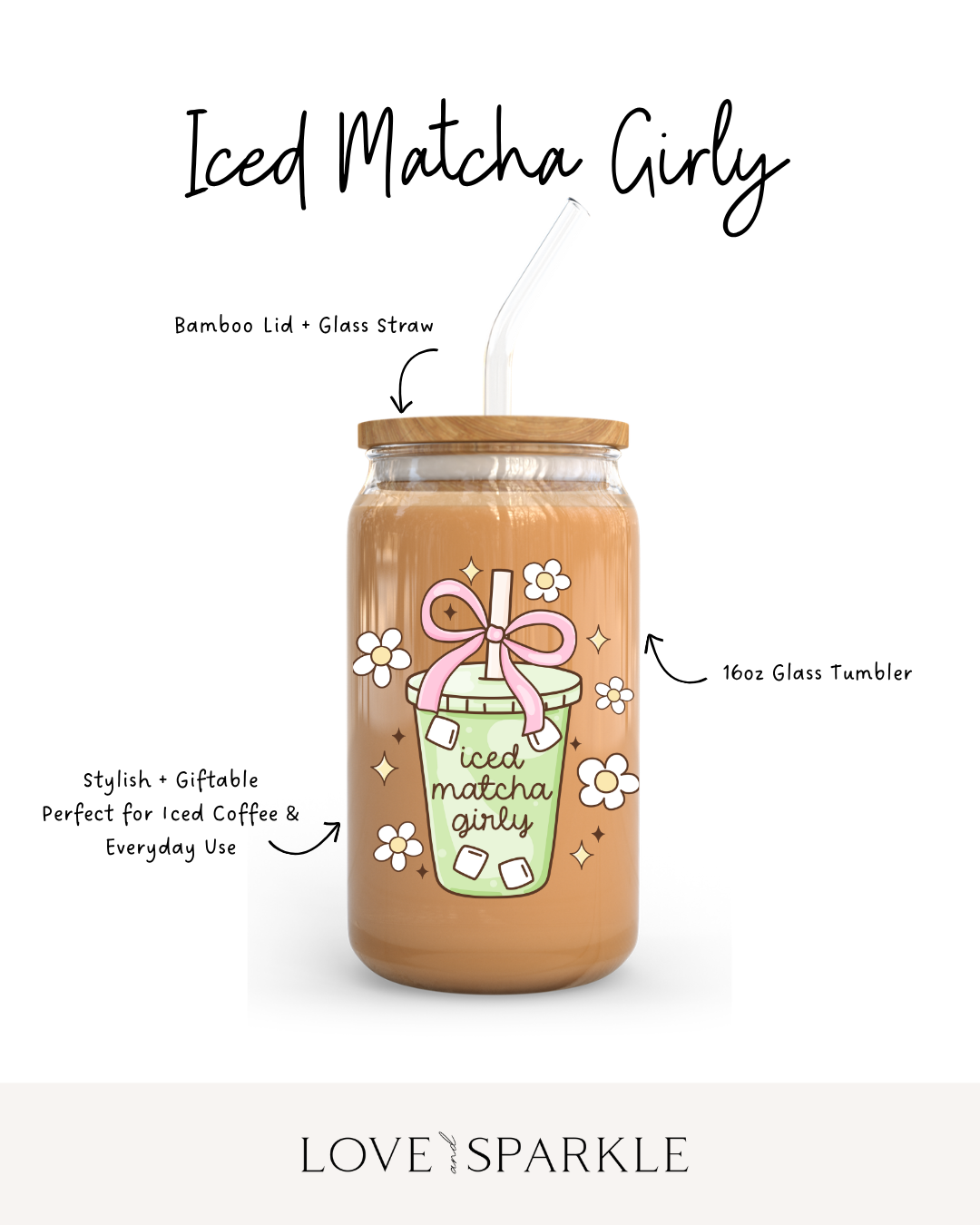 Iced Matcha Girly Cup