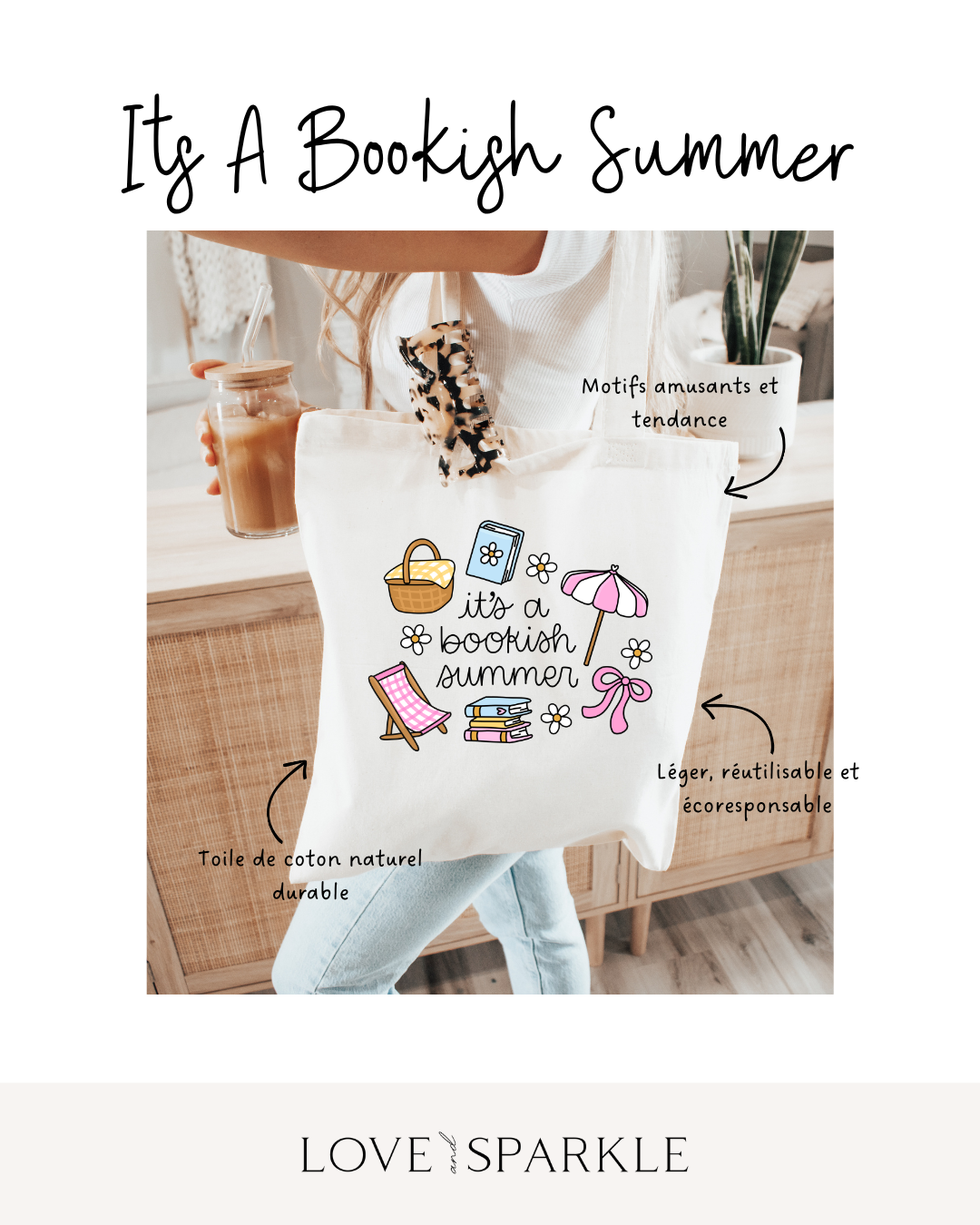 Its a Bookish Summer Tote Bag