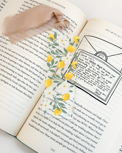 Lemon Bloom Bookmark