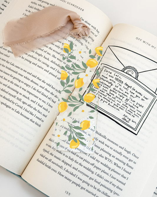 Lemon Bloom Bookmark