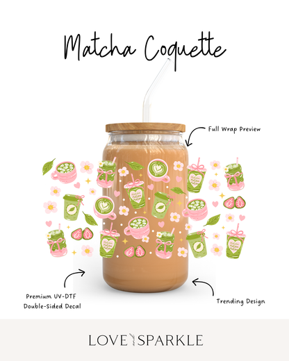 Matcha Coquette Cup