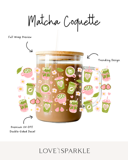 Matcha Coquette Cup