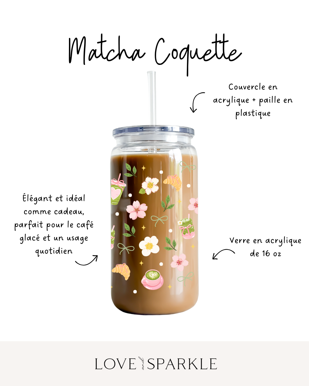 Matcha Coquette Cup