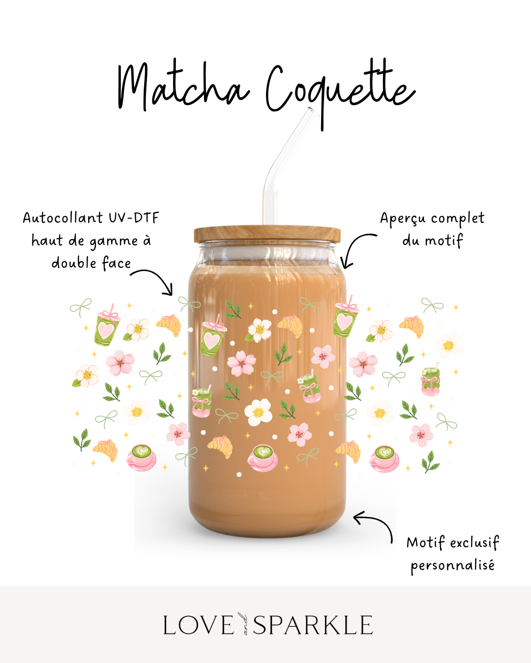 Matcha Coquette Cup