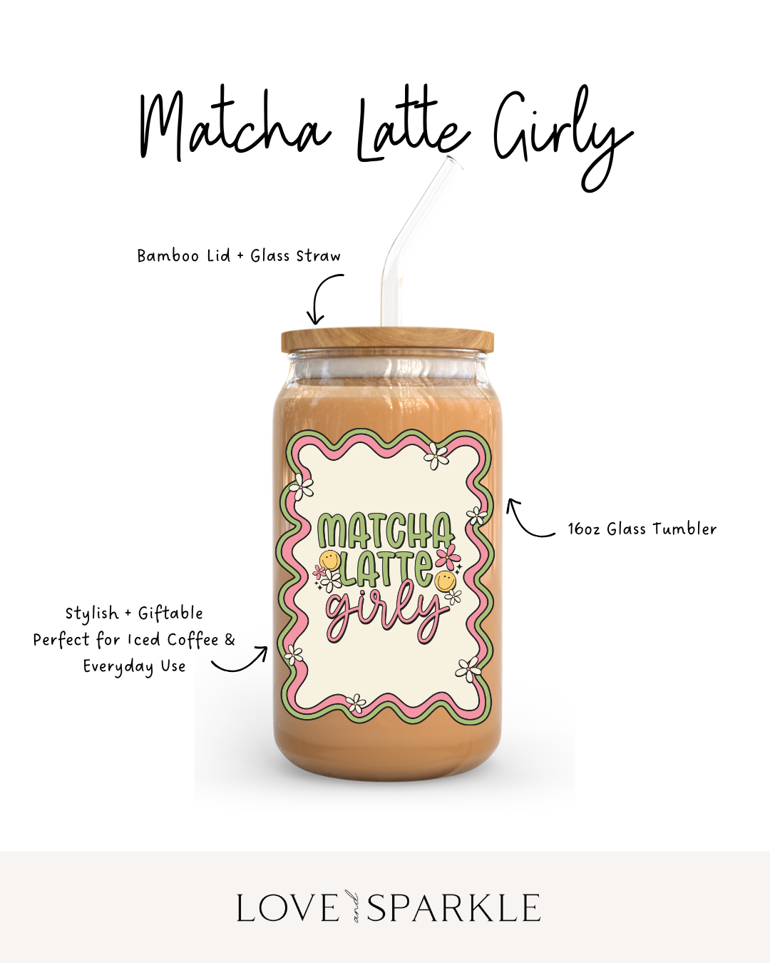 Matcha Latte Girly Cup
