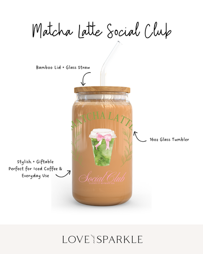 Matcha Latte Social Club Cup