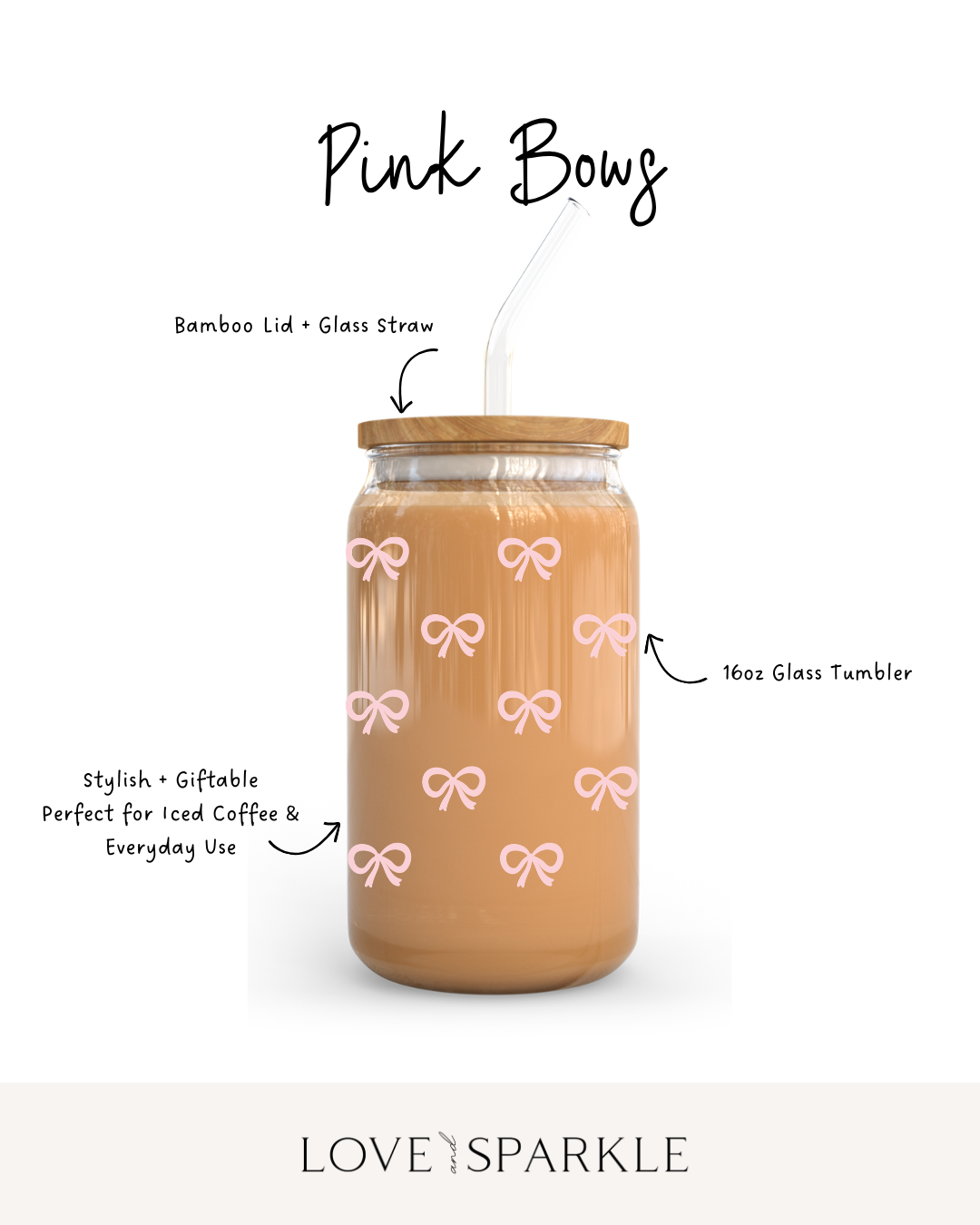 Pink Bows Cup