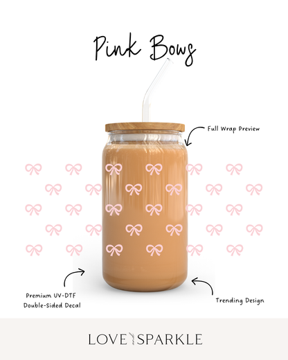 Pink Bows Cup