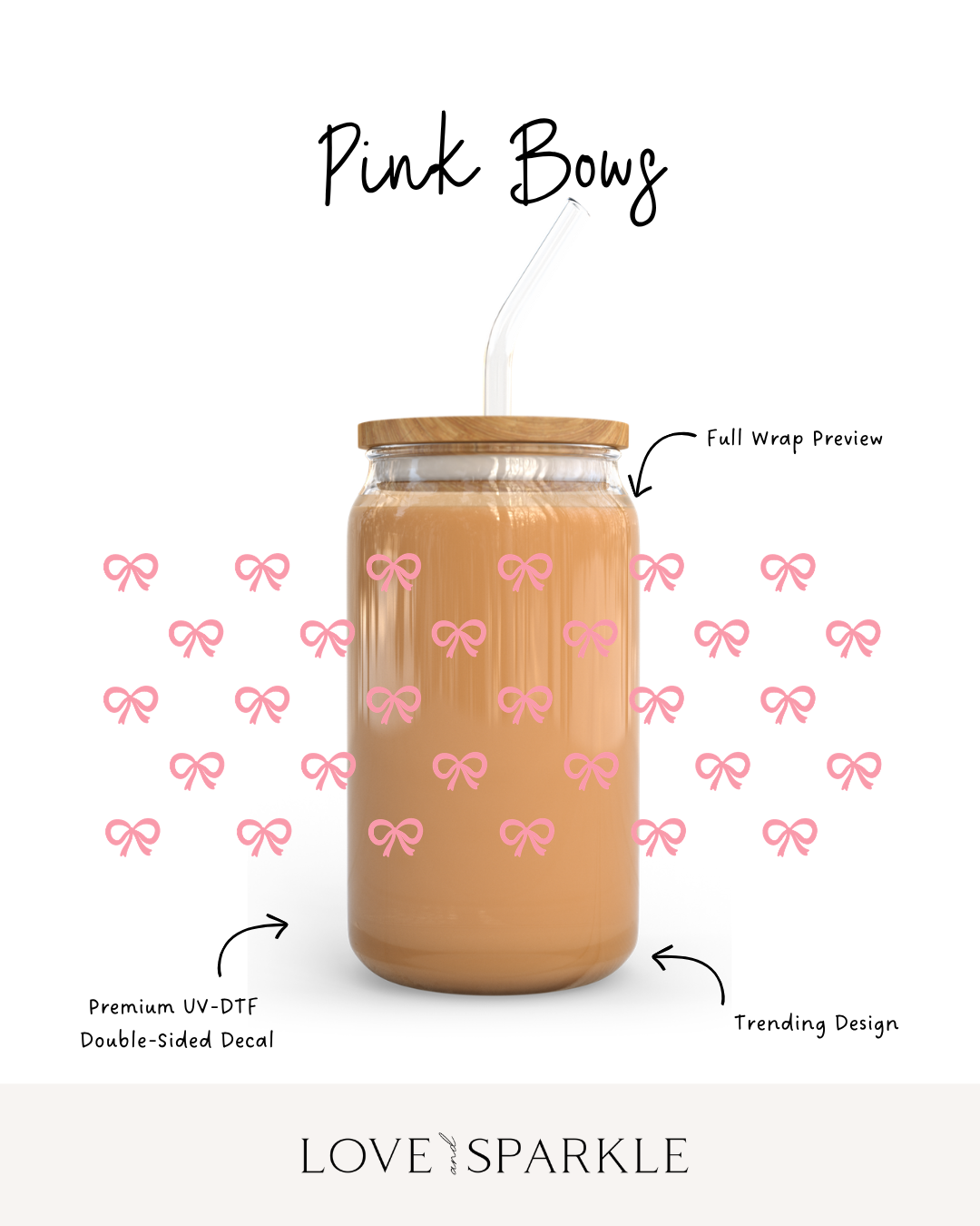 Pink Bows Cup