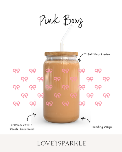 Pink Bows Cup