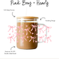 Pink Bows + Hearts Cup
