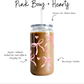 Pink Bows + Hearts Cup