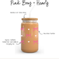 Pink Bows + Hearts Cup